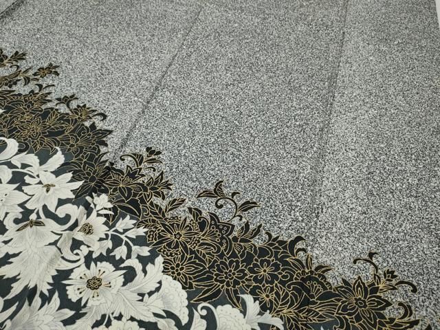 たたき染め 金彩