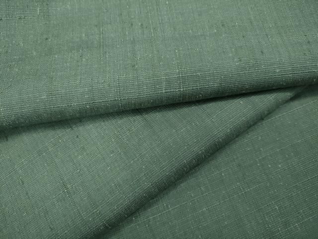 平和屋着物●男性 紬 薄青色 正絹 ut