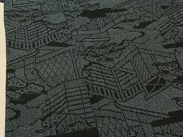 平和屋着物▽本塩沢 単衣