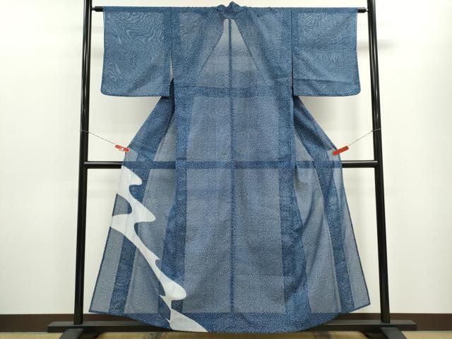 平和屋着物＊夏物 訪問着 絽 道長吉祥文 洗える着物 ze