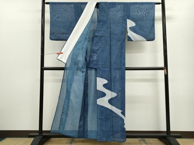 平和屋着物＊夏物 訪問着 絽 道長吉祥文 洗える着物 ze