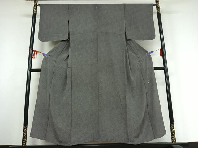 平和屋着物▽江戸小紋 彫士 住田双光 染士 服部光擴 単衣 鮫小紋柄 正絹 jh