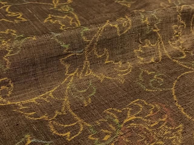 花唐草文 正絹