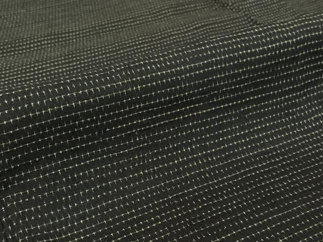 平和屋着物▽上質な紬 単衣 蚊絣 黒地 正絹 逸品 AABF2523jh - メルカリ
