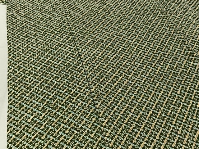 平和屋着物▽上質な小紋 単衣 幾何学文様 正絹 逸品 AABF2525jh - メルカリ