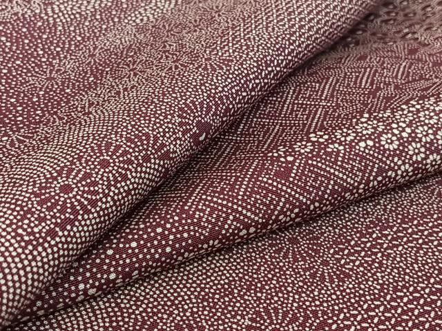 平和屋着物▽江戸小紋 単衣 寄せ小紋柄 正絹 jh