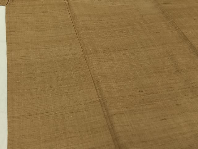  平和屋着物▽上質な紬 単衣 縞 正絹 jh 紬 着物