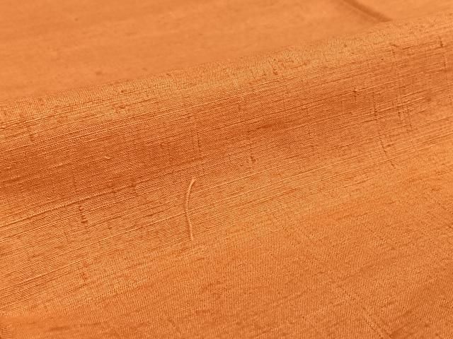  平和屋着物▽本加賀友禅作家 談義所栄二 紬 単衣 色無地 東雲色 正絹 jh 紬 着物