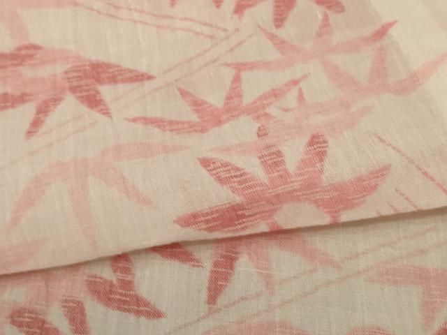 平和屋着物＊夏物 小千谷ちぢみ 笹文 麻 逸品 AABE9016jd - メルカリ