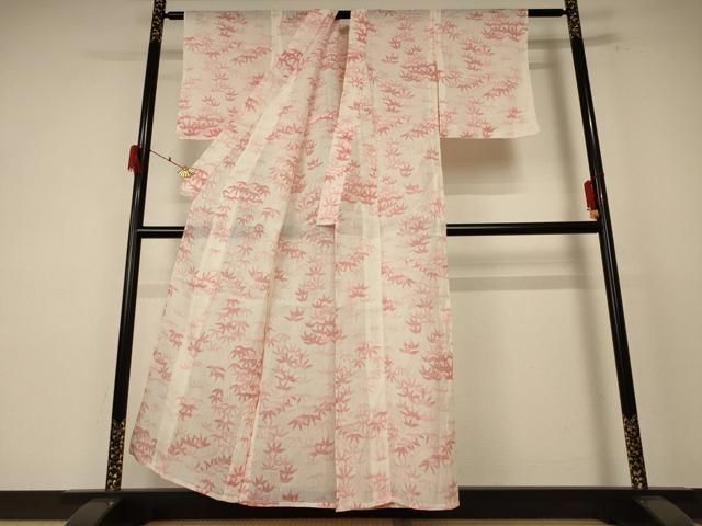 平和屋着物＊夏物 小千谷ちぢみ 笹文 麻 逸品 AABE9016jd - メルカリ