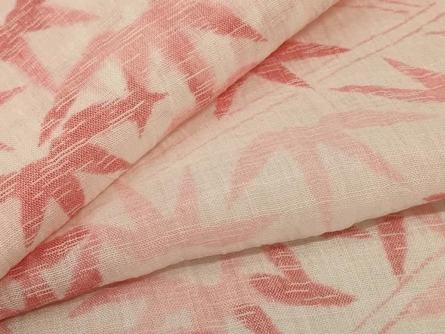 平和屋着物＊夏物 小千谷ちぢみ 笹文 麻 逸品 AABE9016jd - メルカリ