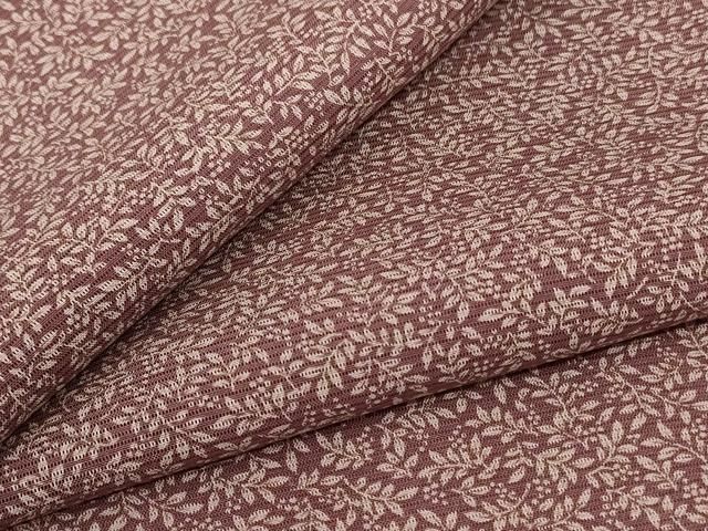 平和屋着物＊夏物 小紋 絽 葉づくし 正絹 jd