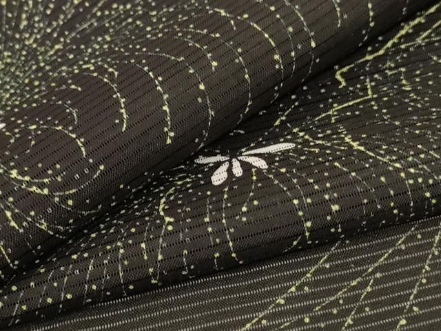 平和屋着物＊夏物 小紋 絽 乱菊 洗える着物 jd