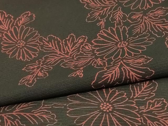 平和屋着物＊夏物 小紋 絽 草花文 正絹 逸品 AABF1562jd - メルカリ