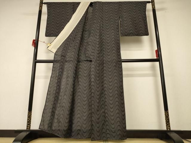 平和屋着物＊夏物 石川県指定無形文化財 能登上布 本麻手織上布 変わり