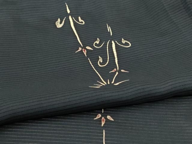 平和屋着物＊夏物 小紋 絽 草花文 正絹 逸品 AABF1592jd - メルカリ