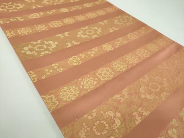 平和屋着物●西陣織 陰山織物謹製 箔屋清兵衛 六通柄袋帯 草木染 飛鳥間道 金糸 正絹 ♥ ps