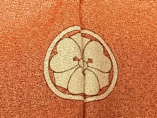  平和屋着物●上質な小紋 霞文 正絹 fy 小紋 着物