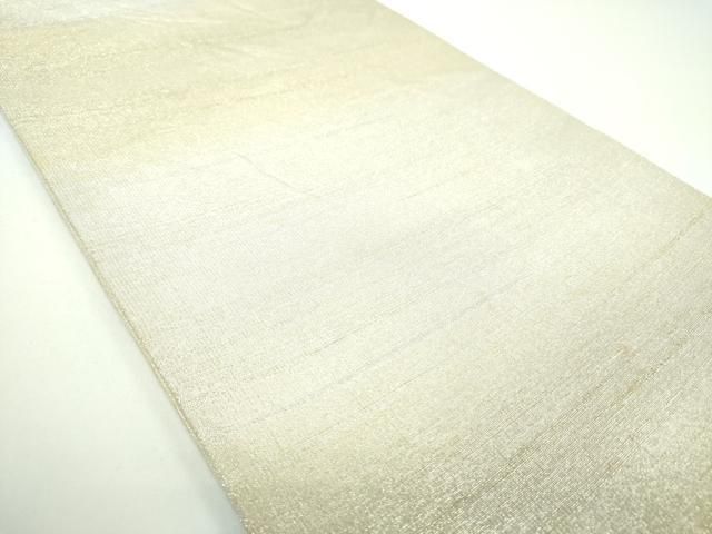 平和屋着物●桝屋高尾 ねん金綴錦 全通柄袋帯 横段文 金銀糸 正絹 ps