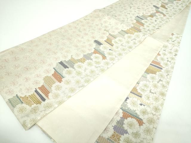 平和屋着物●六通柄袋帯 唐織