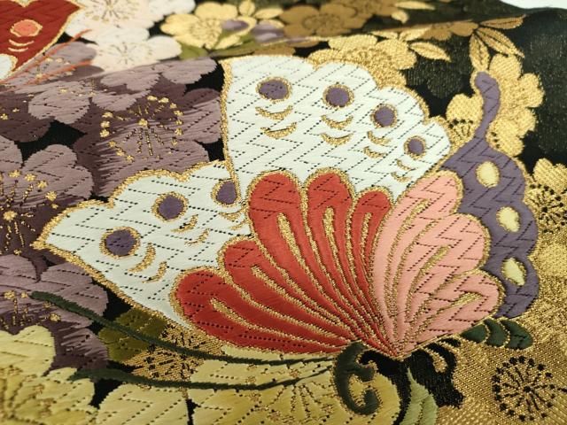 平和屋着物●六通柄袋帯 舞夢