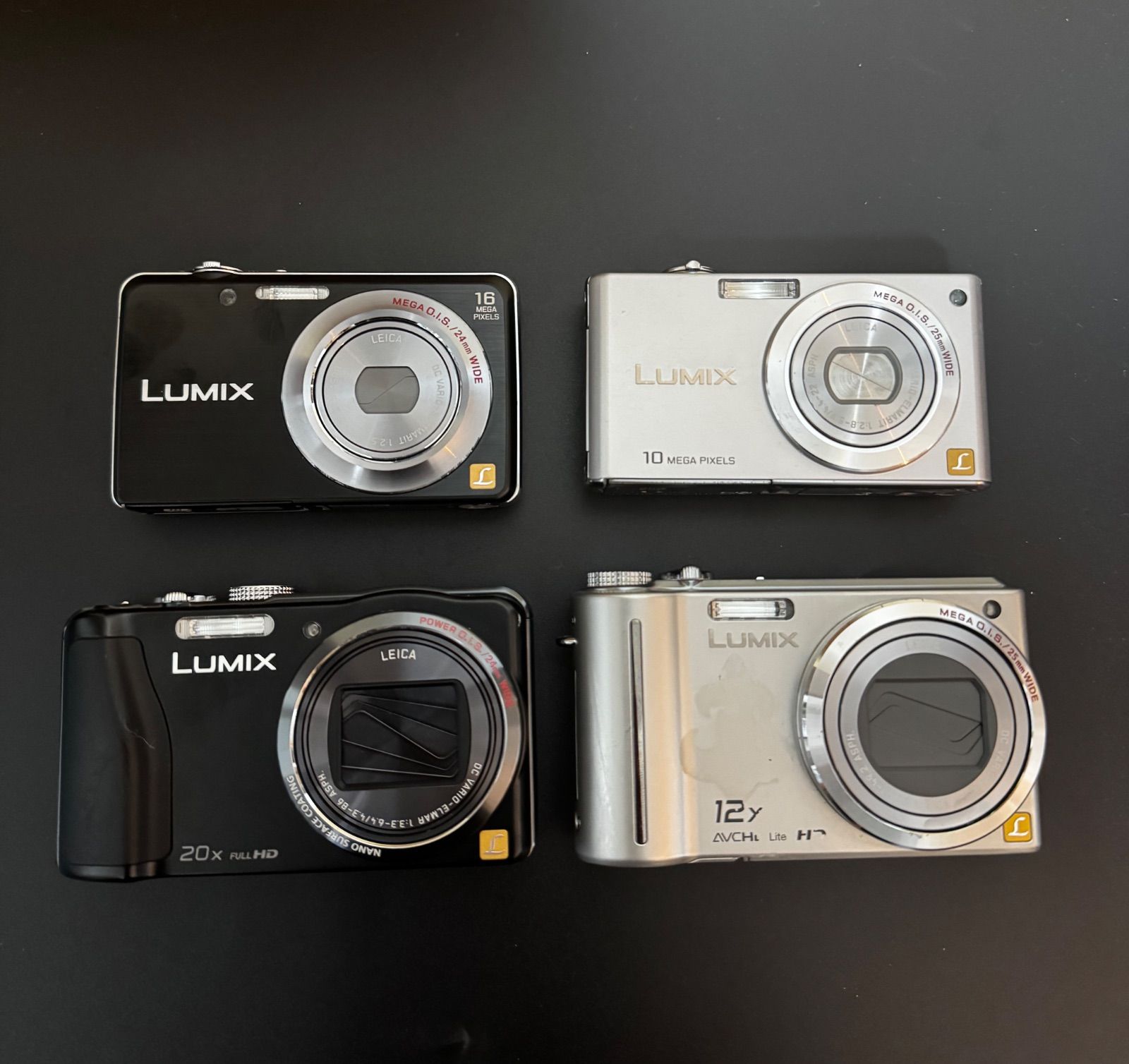 4台おまとめ品 Panasonic パナソニック DMC TZ 30 FX 37 7 FH 8 コンパクトデジタルカメラ 品 3815