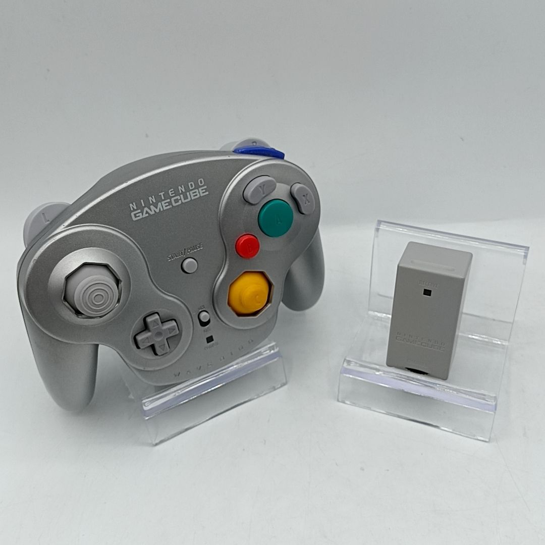 動作品 ゲームキューブ ワイヤレスコントローラー ウェーブバード レシーバー付き Nintendo Gamecube NGC 任天堂 ニンテンドー Wavebird