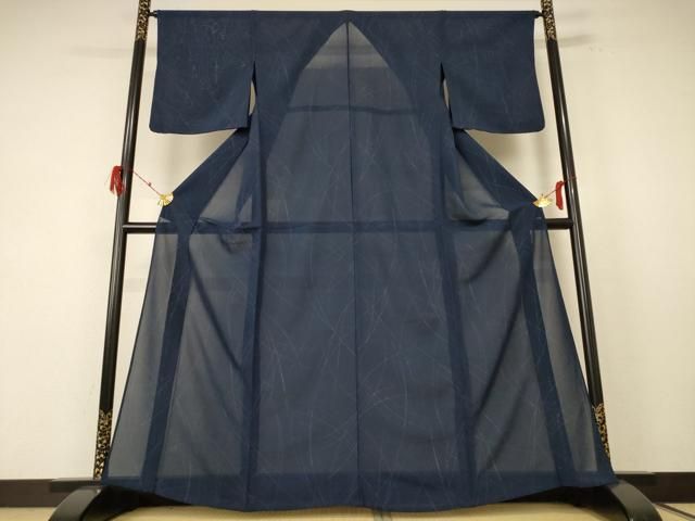 平和屋着物＊夏物 小紋 絽 幾何学文様 正絹 逸品 AABF1654jd - メルカリ