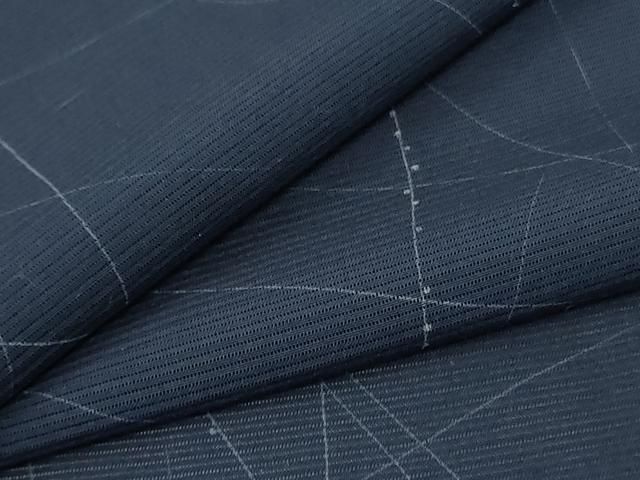 平和屋着物＊夏物 小紋 絽 幾何学文様 正絹 逸品 AABF1654jd - メルカリ