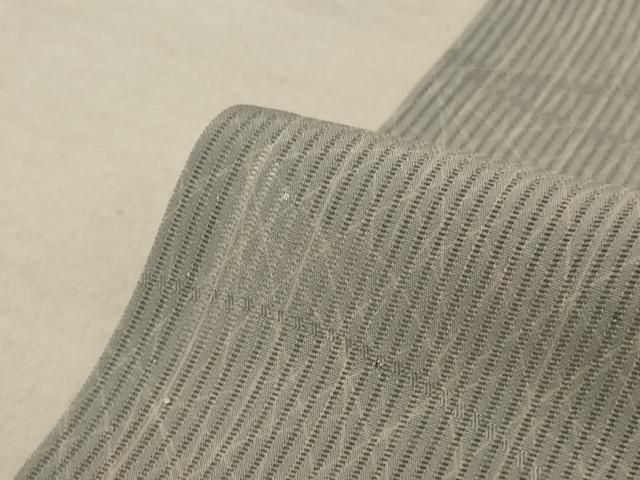  平和屋着物＊夏物 訪問着 縦絽 刺繍 団扇花文 正絹 jd 訪問着 付け下げ 着物