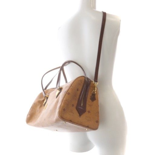 エムシーエム MCM ヴィセトス レザー ミニボストンバッグ ショルダー