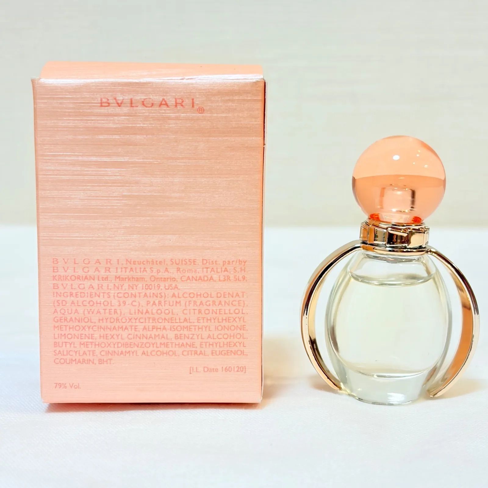 新品未使用 BVLGARI ROSE GOLDEA THE ESSENCE OF THE JEWELLER eau de 