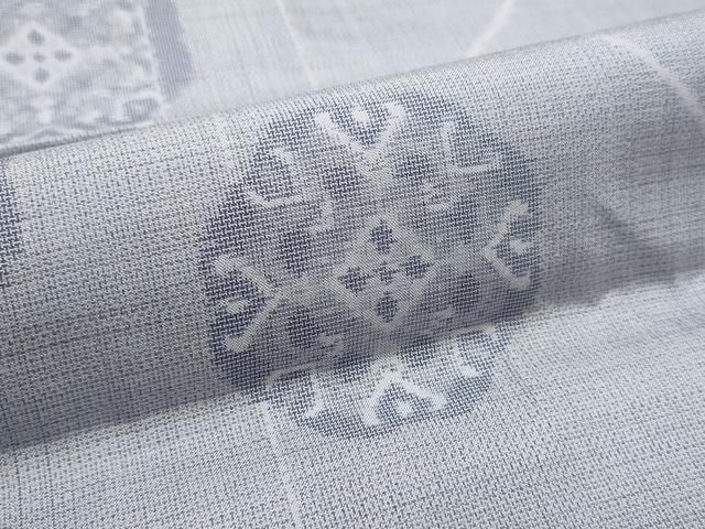 平和屋着物▽紬 反物 着尺 古代上品 正倉院花文 逸品 未使用