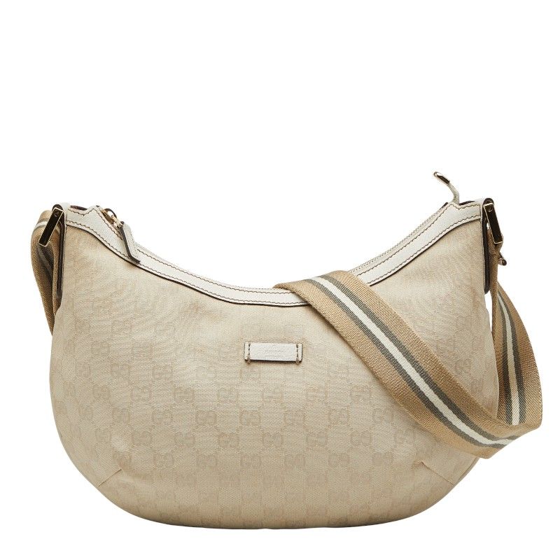 グッチ GGキャンバス 斜め掛けショルダーバッグ 181092 ホワイト