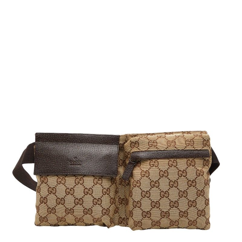 グッチ GGキャンバス ボディバッグ ウエストバッグ 28566 ベージュ