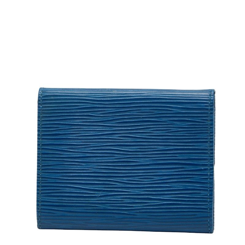 LOUIS VUITTON ケース エピ ポルトモネ ボワット ブルー 美品✨LOUIS VUITTON・エピ ポルトモネボワット ケース 青 LOUIS