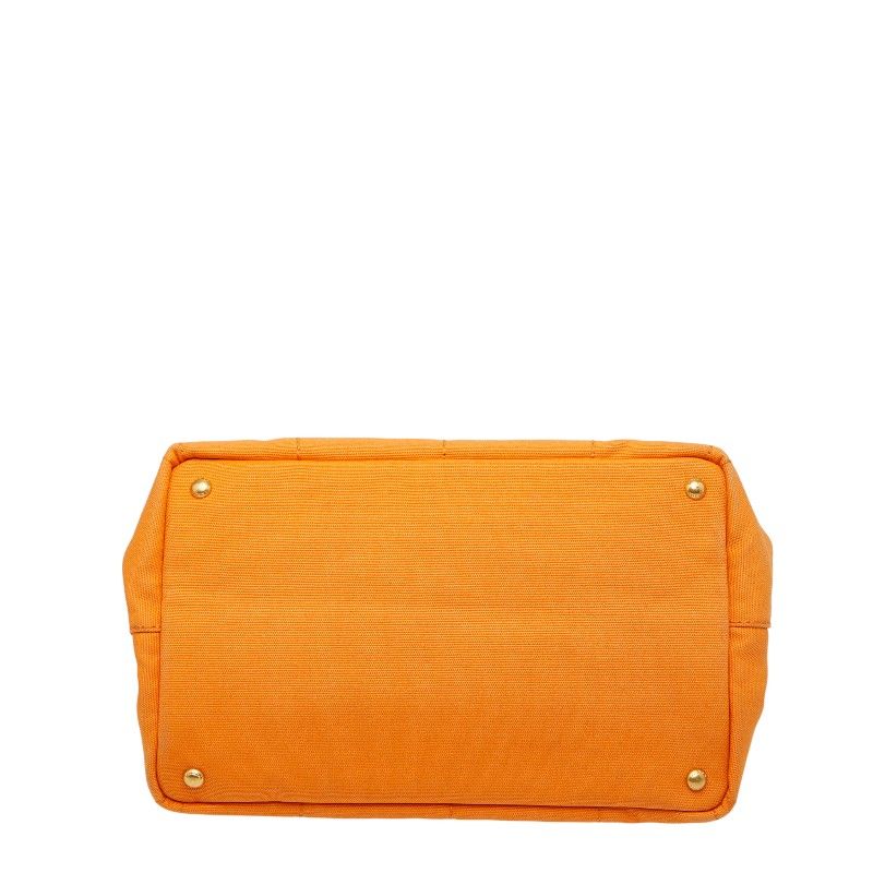 プラダ カナパS オレンジ キャンバス 三角ロゴ 白タグあり プラダ