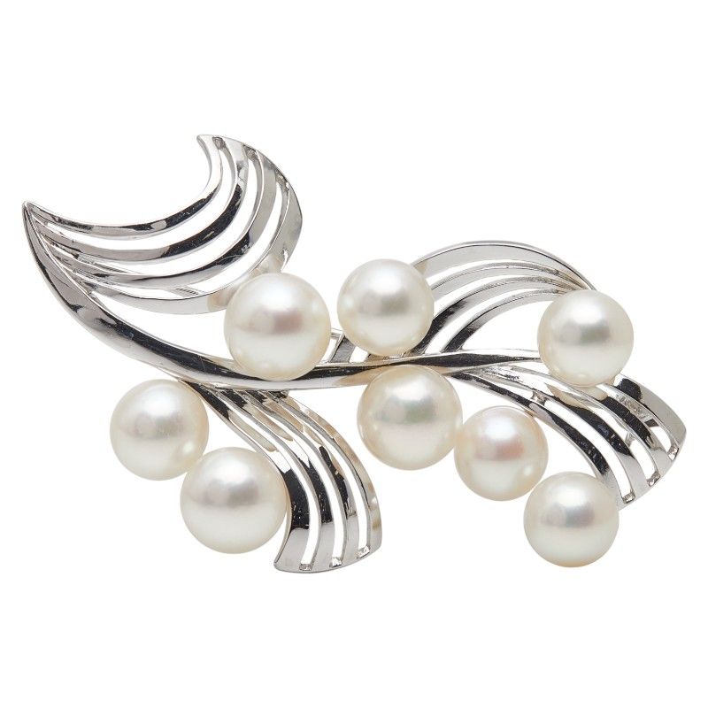 ミキモト K 14 WG ホワイトゴールド レディース 1 0248368