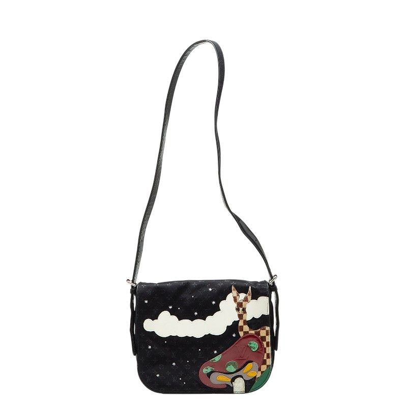 ルイ ヴィトン モノグラム サテン コント ドゥ フェ ミュゼット 斜め