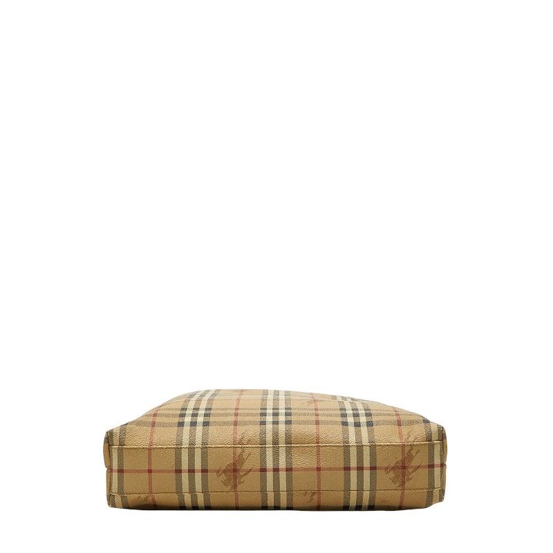 バーバリー ノバチェック シャドーホース ベージュ マルチカラー PVC