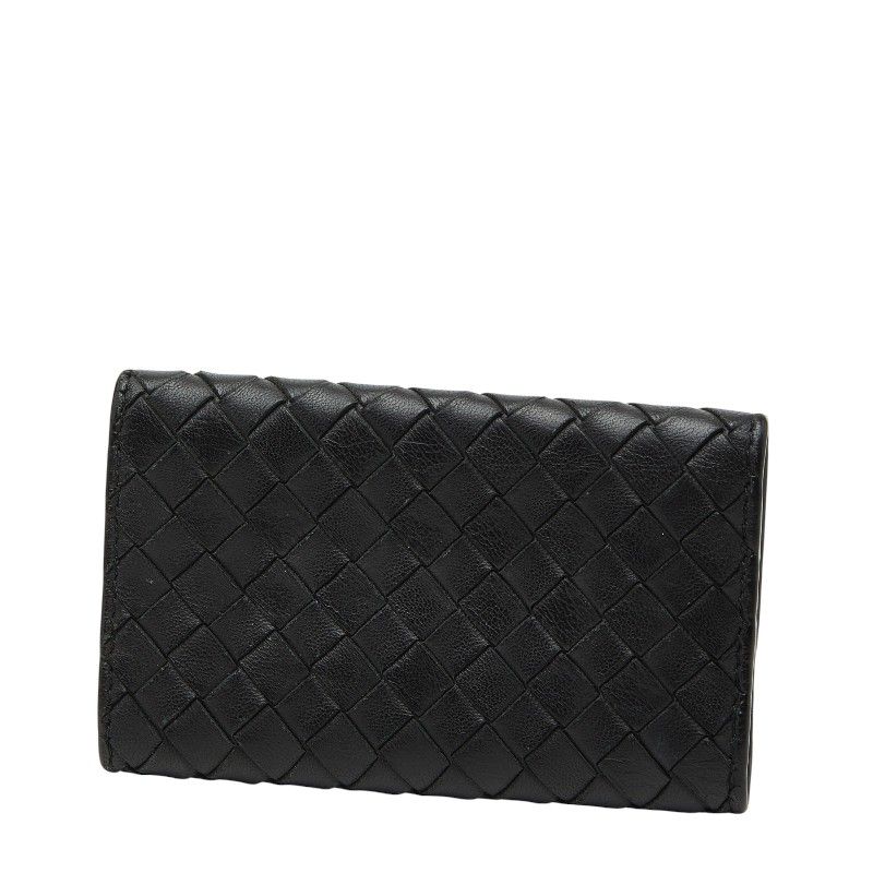 ボッテガヴェネタ イントレチャート ブラック レザー レディース 1 0250253