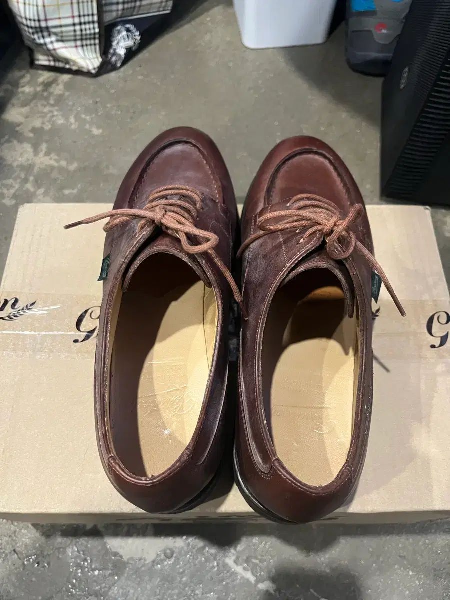  Paraboot シャンボード マルーン ローファー ブーツ 革靴