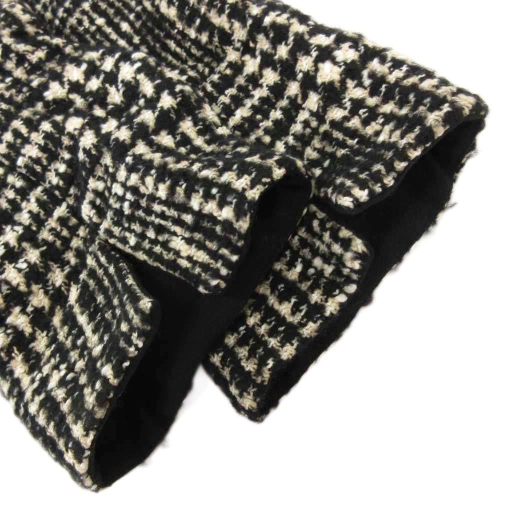 エムズグレイシー M'S GRACY ツイード ロングコート 衿付き 40