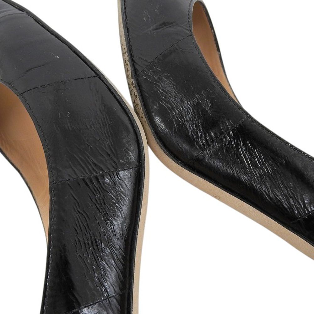 Sergio Rossi セルジオロッシ レザー アンクルストラップ パンプス