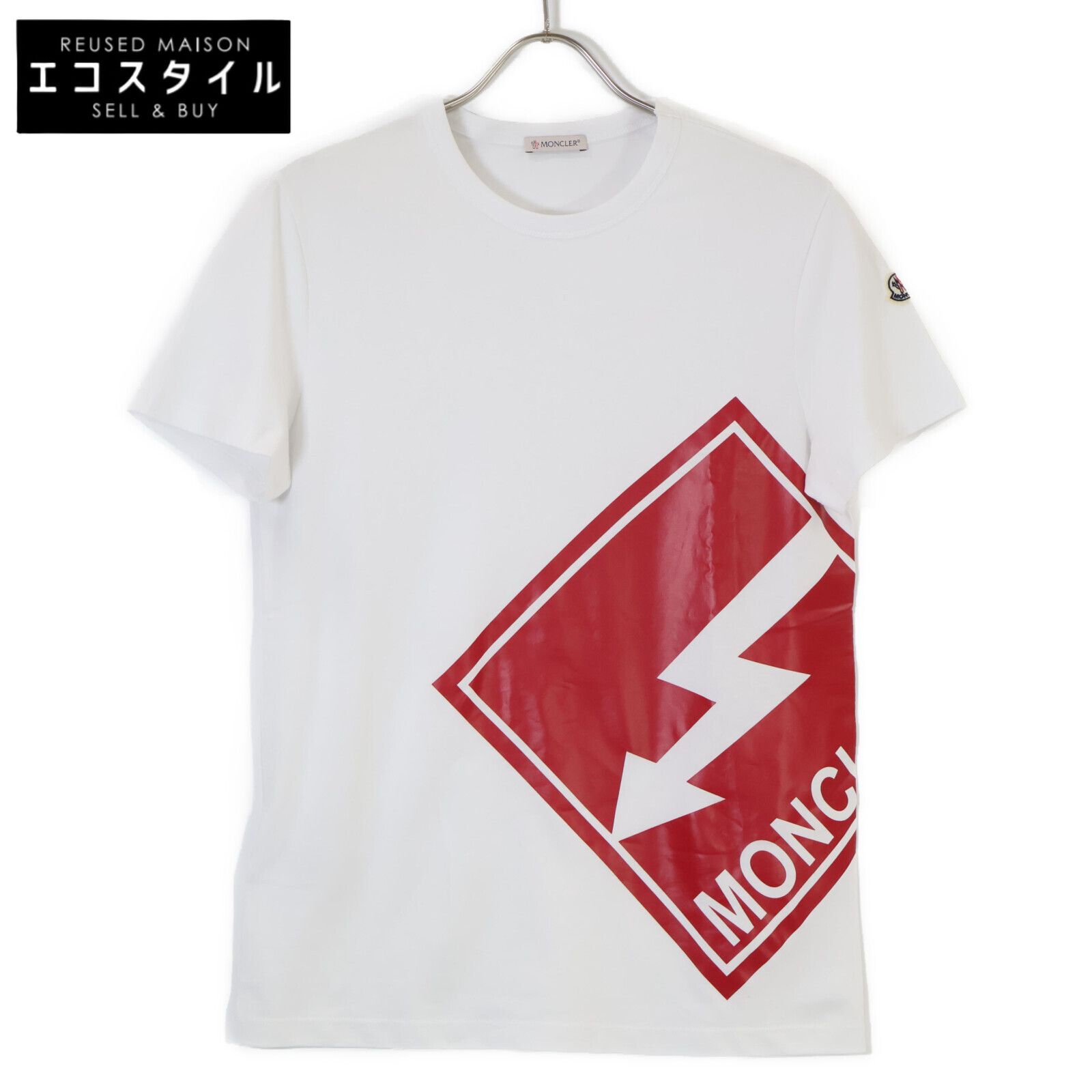 MONCLER モンクレール MAGLIA T SHIRT ロゴプリント 半袖Tシャツ XS