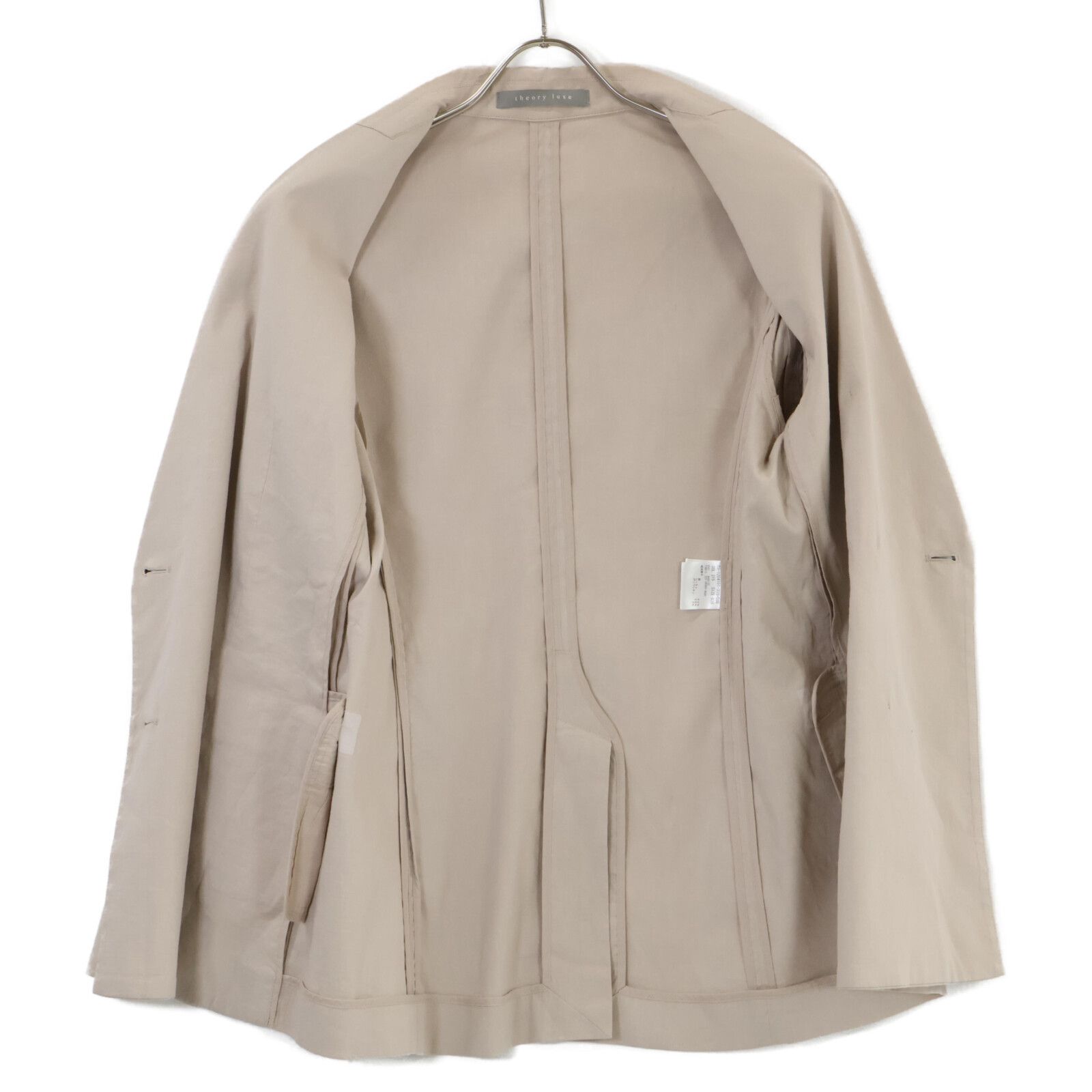 theory luxe セオリーリュクス 03-1204101 リネン ダブル テーラード