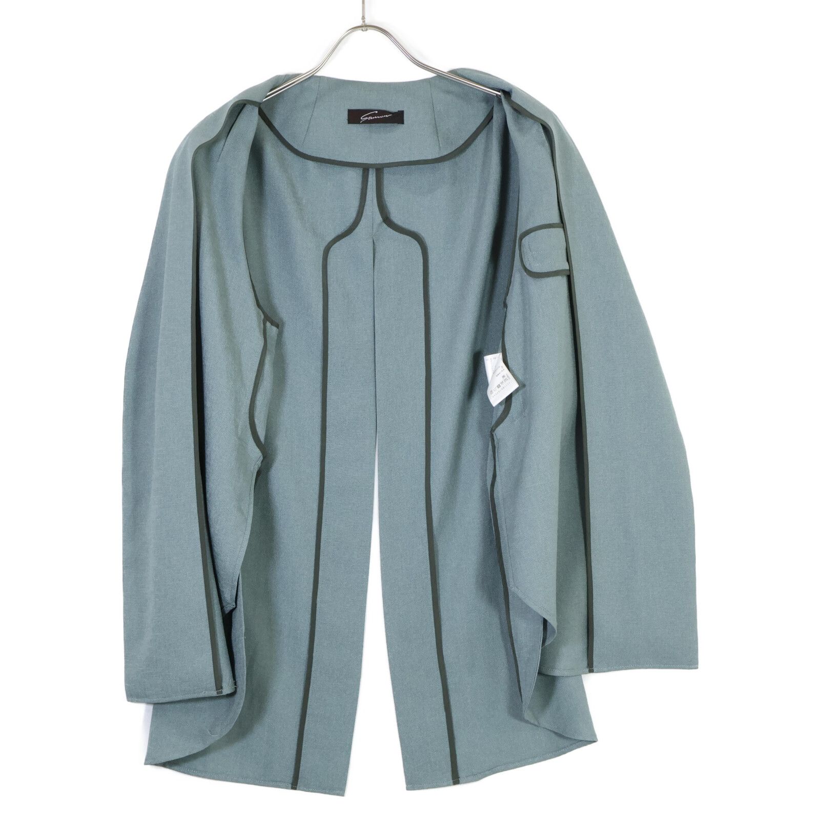 STUNNING LURE(スタニングルアー)ベルテッドシャツジャケットリボン付 STUNNING LURE(スタニングルアー)｜rベルテッドカラーレスジャケット