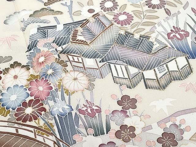 平和屋着物□豪華色留袖 御所解文 暈し染め 金彩 正絹 逸品 CABB3784fb