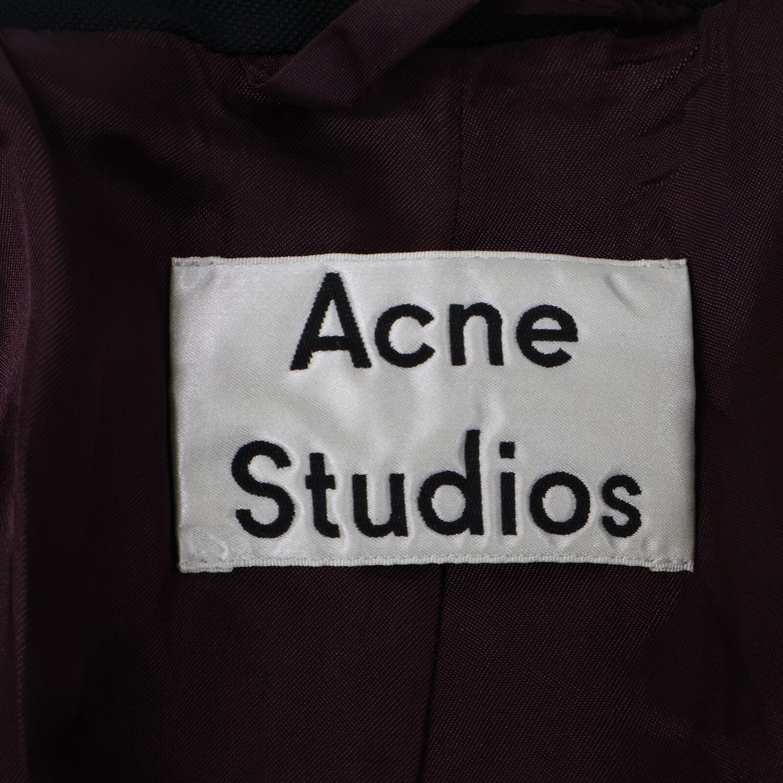 ACNE STUDIOS アクネ ストゥディオズ ﾌﾞﾗｯｸ 1B ﾃｰﾗｰﾄﾞｼﾞｬｹｯﾄ 36 - メルカリ