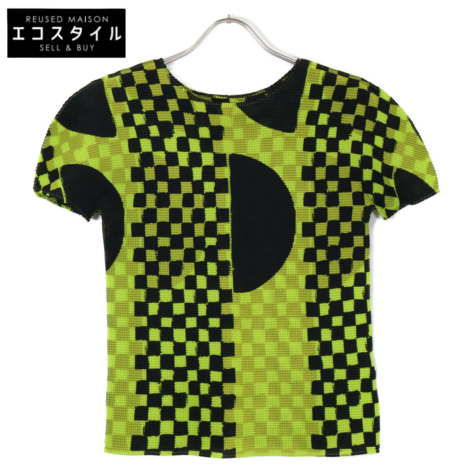 Me ミーイッセイミヤケ ﾌﾞﾗｯｸ ｲｴﾛｰ ｶｯﾄｿｰ 表記なし